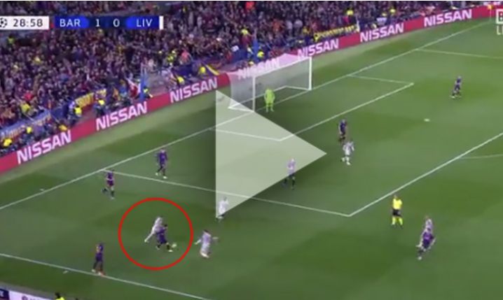 Messi pokazał, jak WYCHODZIĆ spod pressingu Liverpoolu! [VIDEO]